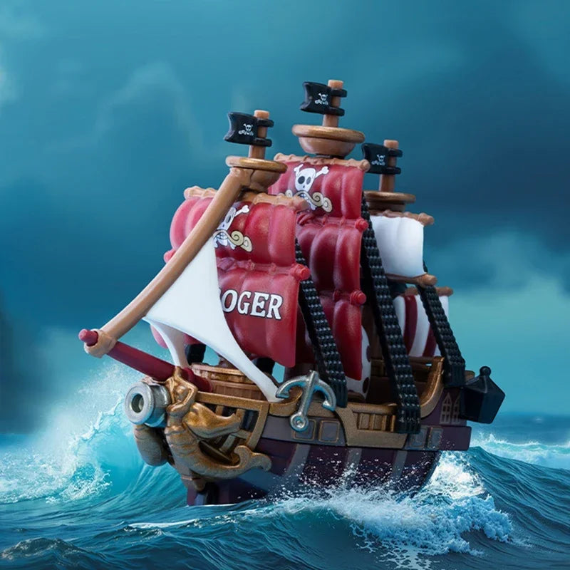 POPMART ONE PIECE THE GRAND LINE SERIES VEHICLES Blind Box Guess Bag Toys Doll Cute Anime Figure Desktop Ornaments Collection