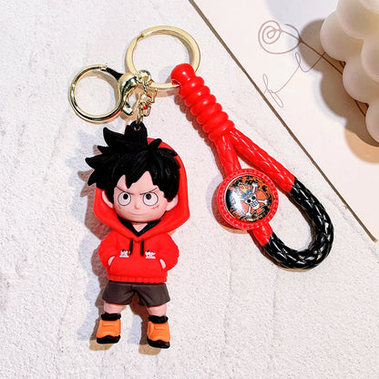 One Piece Luffy Silicone Keychain