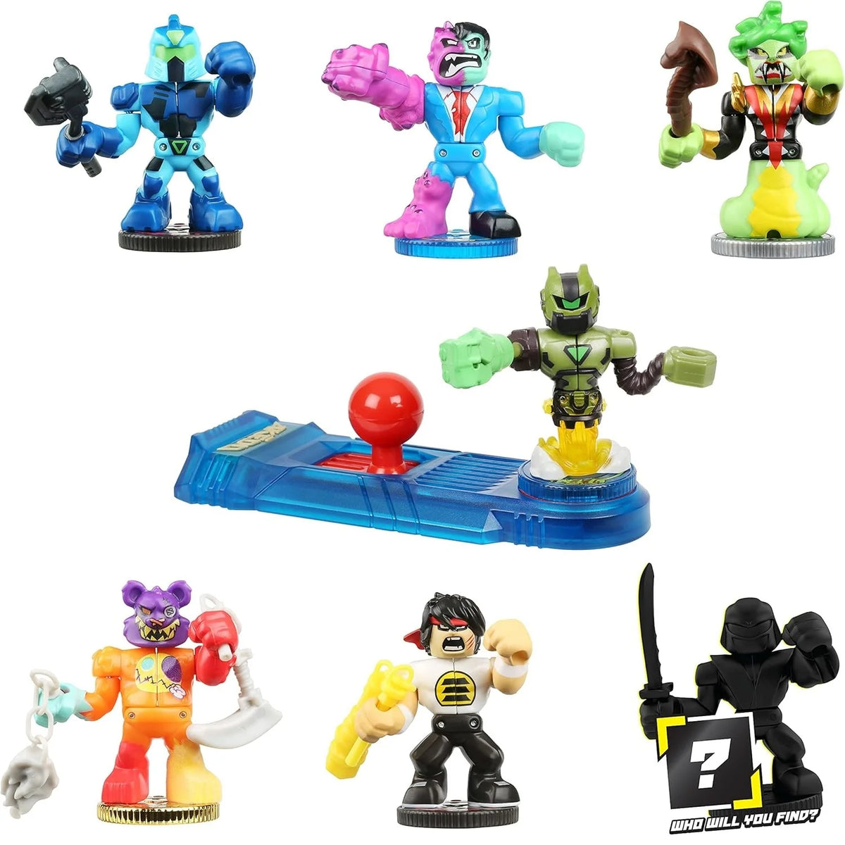 Legends of Akedo Battling Warrior Action Figures Controller Board Limited Collections 3 Inch Tall Family Party Toys Gifts