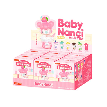 Rolife Nanci Blind Box BabyNanci Milk Tea Action Figure Collectible Doll Toys Surprise Figure Dolls for Kids Friends Adults