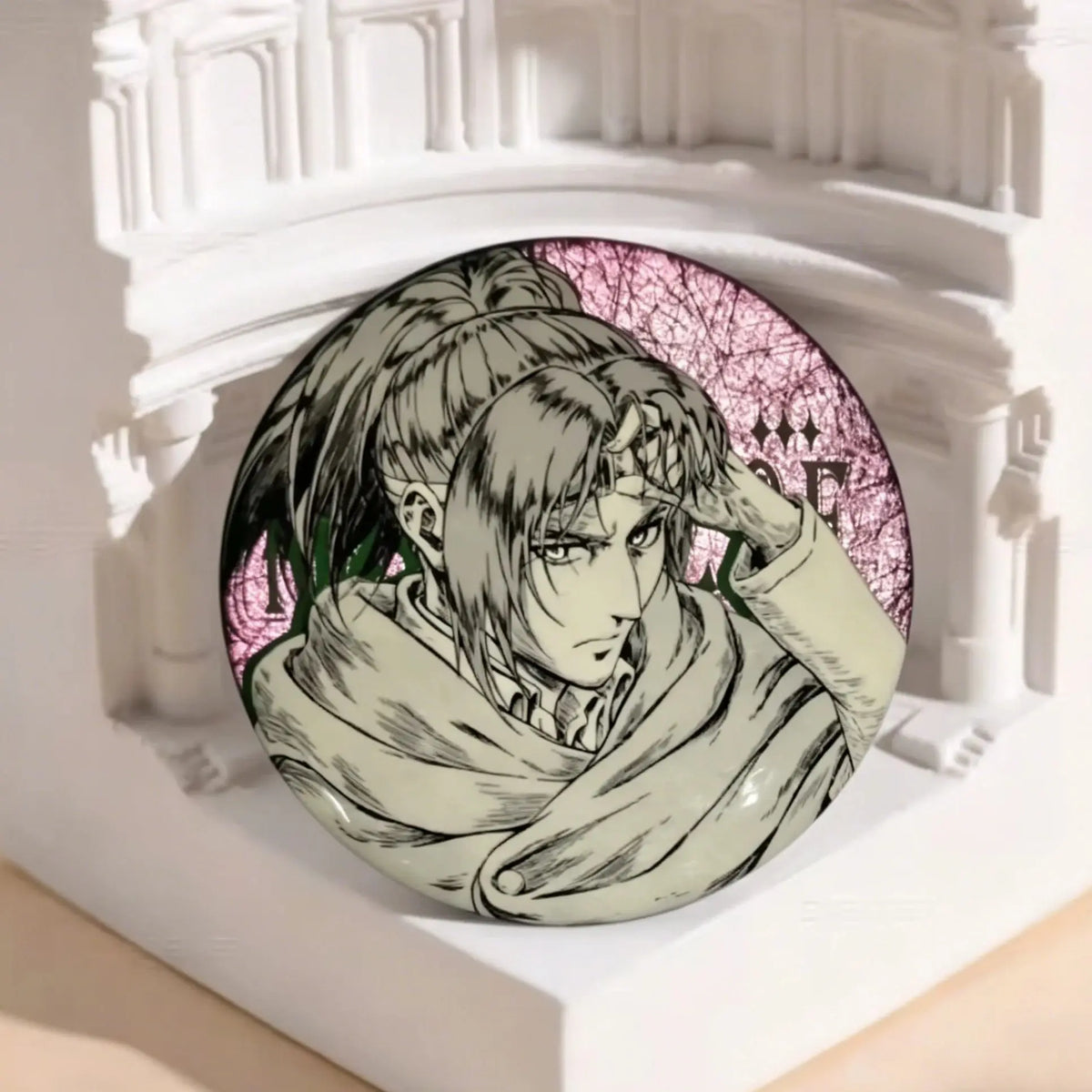 "Attack on Titan" peripheral doujin Valley "Levi Allen Mikasa Hanji" Bar badge self-made brooch Accessorie Pin