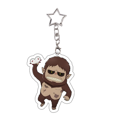 26pcs Attack on Titan Acrylic Keychain Mikasa Annie Levi Chibi Keyring Key Accessories Pendant Collect Reiner Birthday Gift