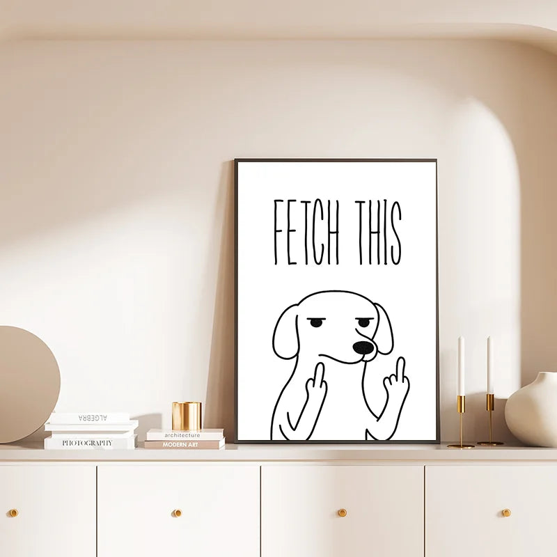 Dachshund Minimalist Wall Art