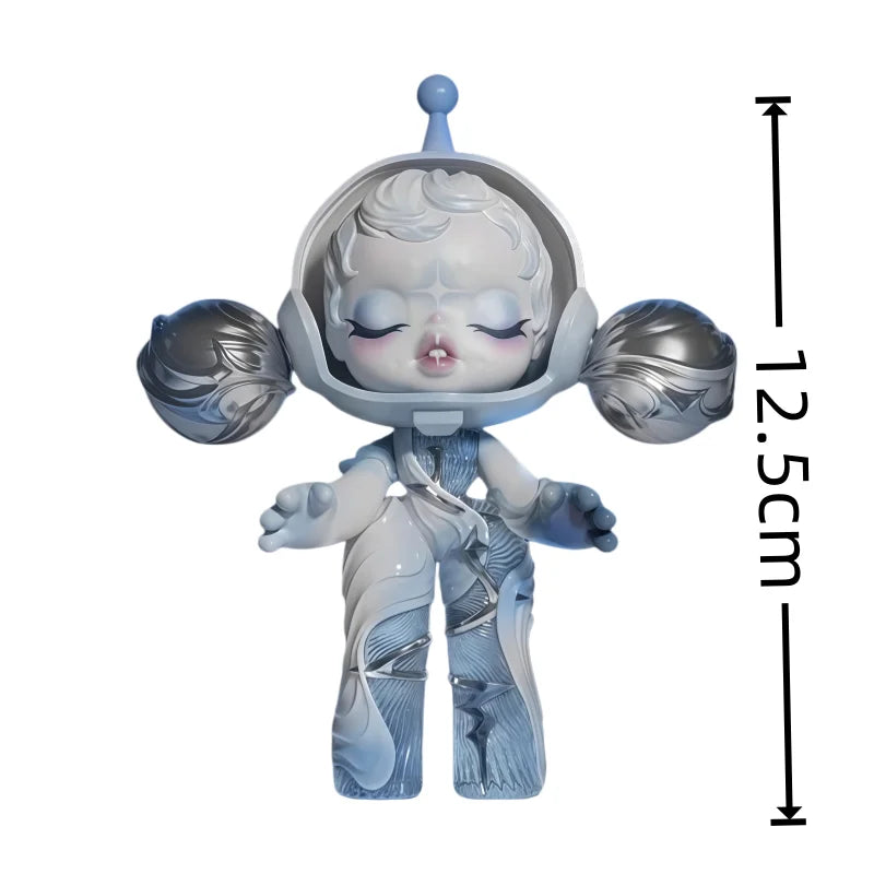 Pop Mart Skullpanda Bjd Nana Figures Baby Series Flower Blooming Figure  Pink Green SP Art Toy Limited Dolls Surprise Toy Gift