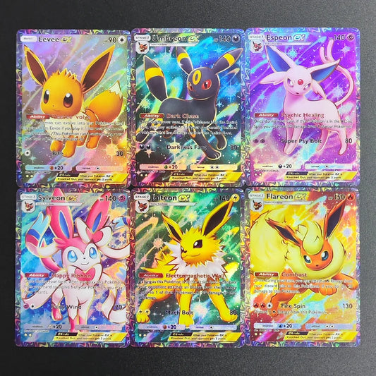 Pokemon Eeveelutions Flash Card