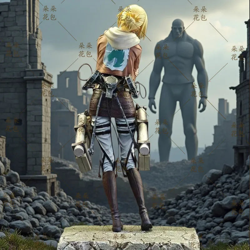 Attack On Titan Anime Figures Annie Leonhart Figures Pvc Statue Collection Model Room Decoration Birthday Gift Toys