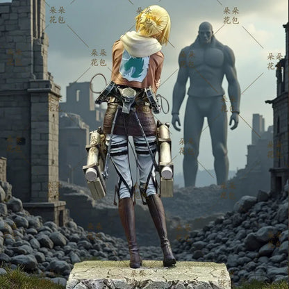 Attack On Titan Anime Figures Annie Leonhart Figures Pvc Statue Collection Model Room Decoration Birthday Gift Toys