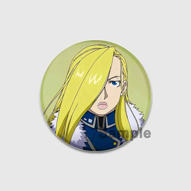 Fullmetal Alchemist Enamel Brooches