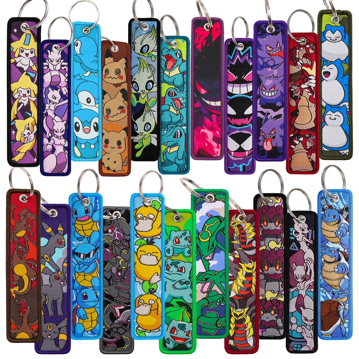 Elf Monsters Embroidery Keychain
