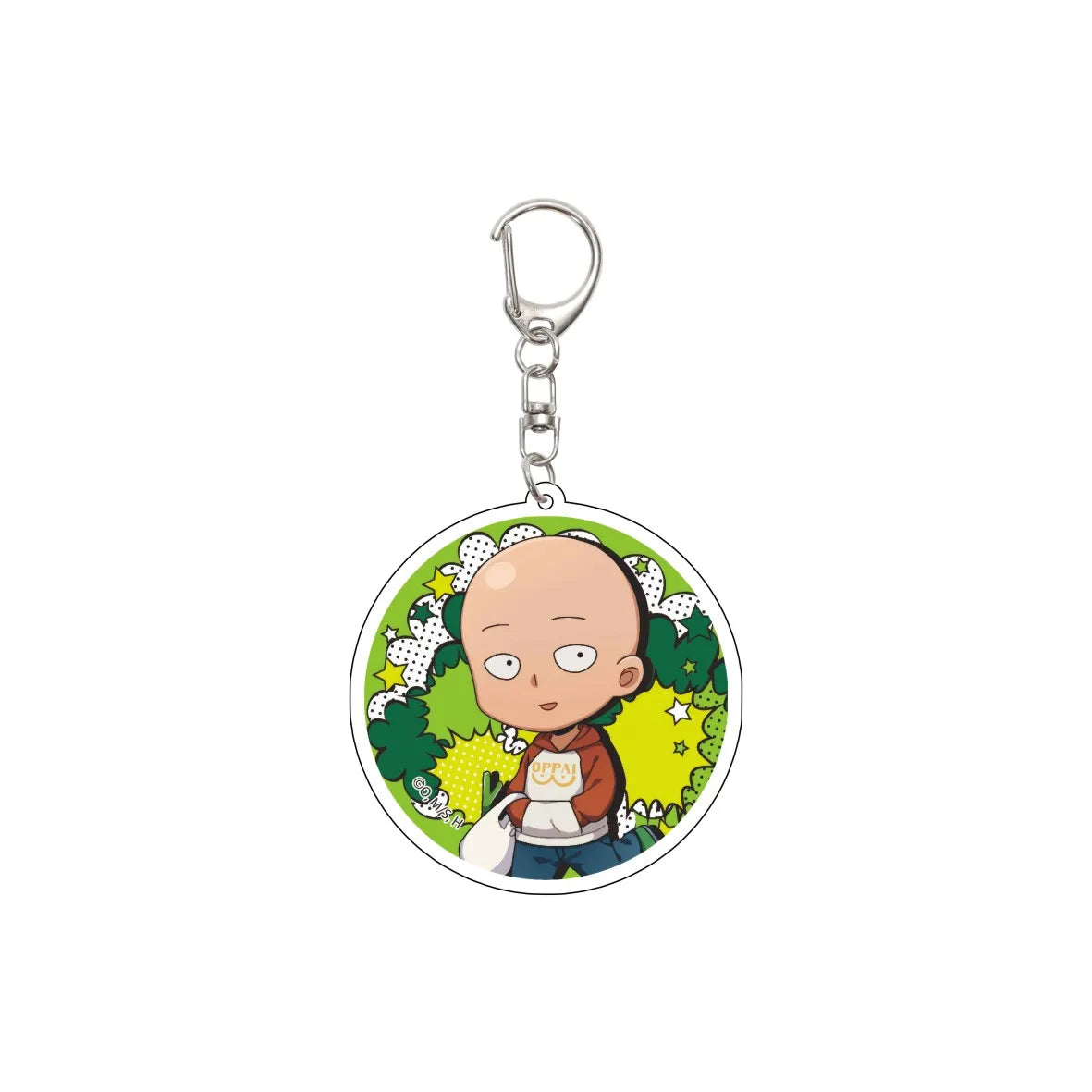 One Punch Man Saitama Keychain