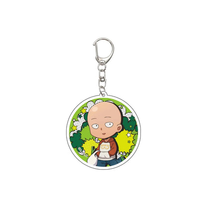 One Punch Man Saitama Keychain