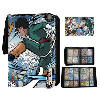 Anime NARUTO 400pcs/900pcs Card Album Book Collection Card Zipper Game Cards Sasuke Sakura Kakashi Binder Holder kids toy Gift