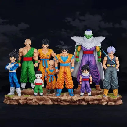 Anime Dragon Ball Kids Krillin Son Gohan Trunks Action Figures PVC Model Collection Desktop Decoration Toys Kids Birthday Gifts
