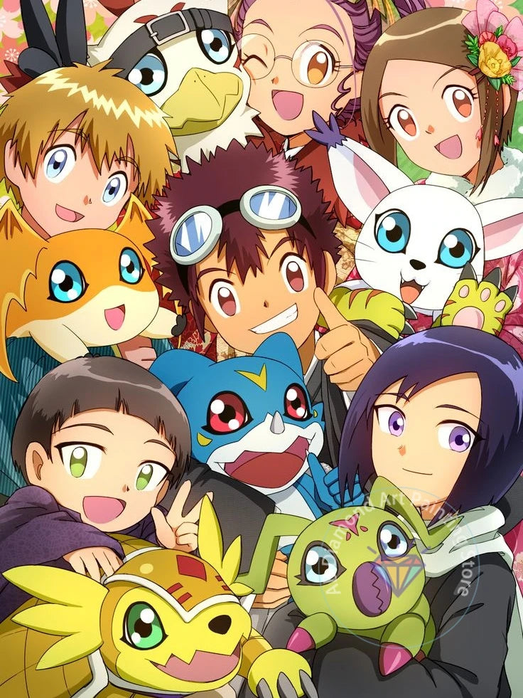 Digimon Agumon Diamond Painting