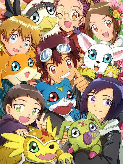 Digimon Agumon Diamond Painting