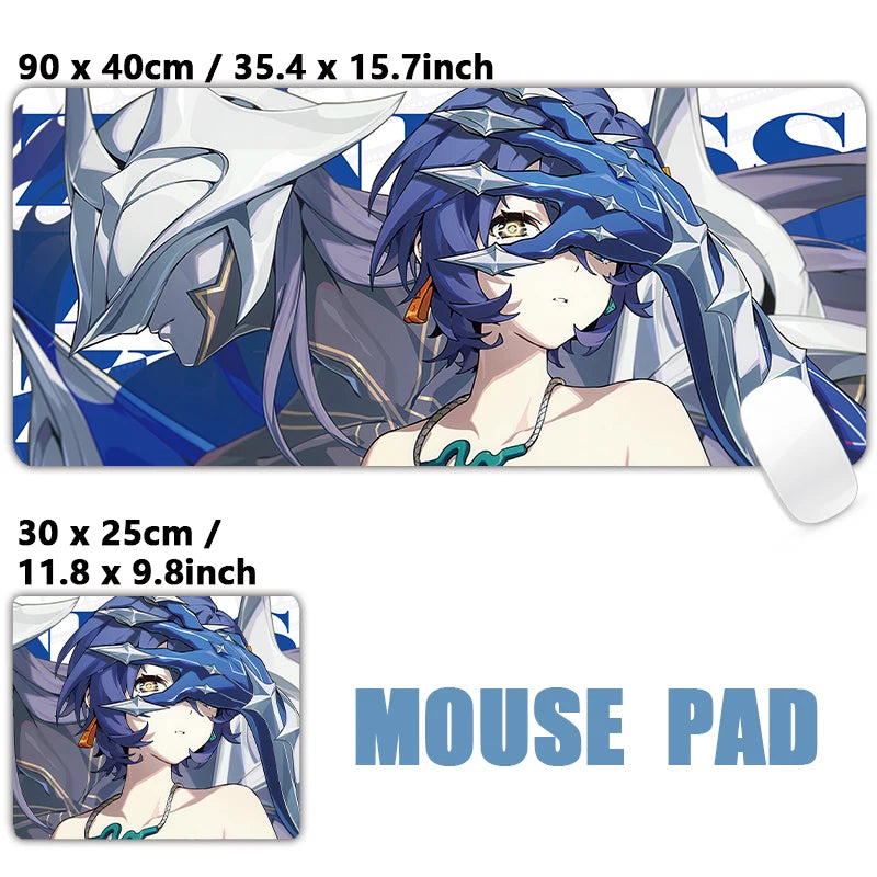ZZZ Gaming Hoshimi Miyabi Ye Shunguang Remielle Sigrid Mouse Pad