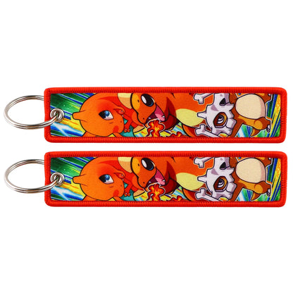 Anime Game Embroidery Keychain