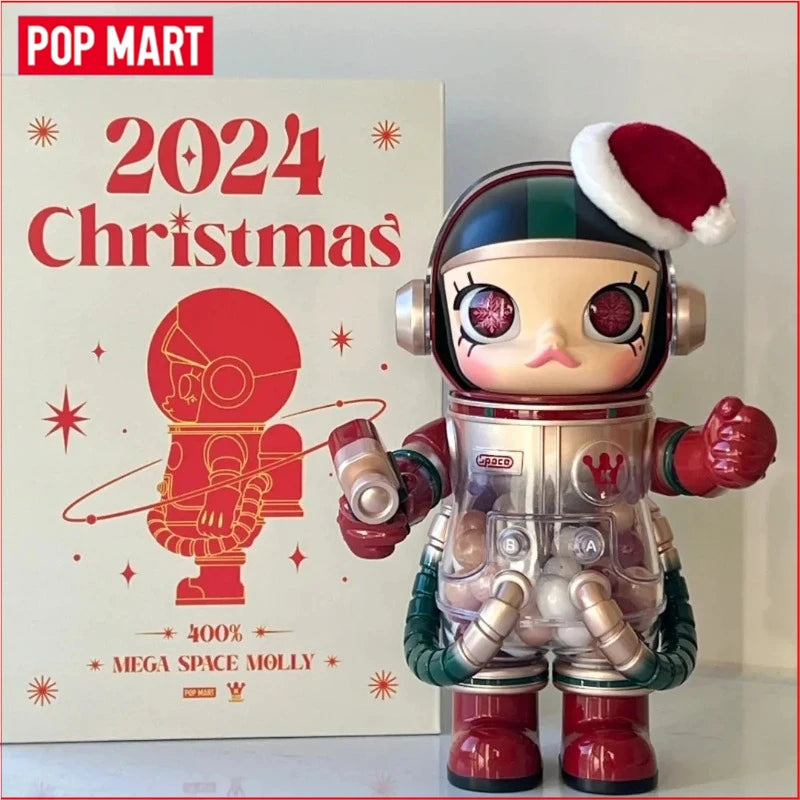 POP MART Giant Space Molly 400% Series Limited Edition Anime Action Figure Decorative Ornament Collectible Christma Gift