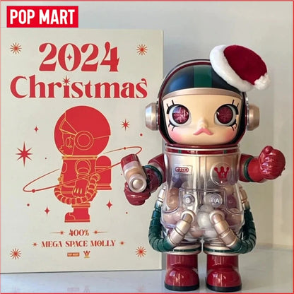 POP MART Giant Space Molly 400% Series Limited Edition Anime Action Figure Decorative Ornament Collectible Christma Gift