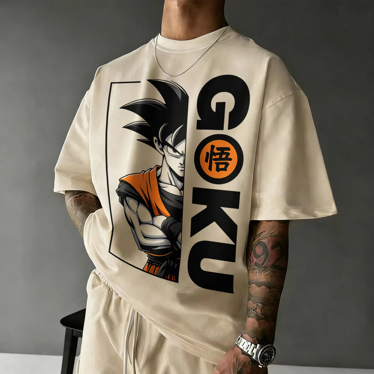 2026 New Summer Dragon Ball 40th Anniversary Wukong 100% Cotton Anime Printed T-shirt Extra Size Casual Streetwear Unisex Y2k