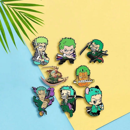 One Piece Roronoa Zoro Enamel Pin