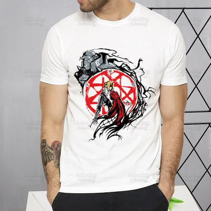 Fullmetal Alchemist Alphonse Elric T-Shirt – Harajuku Short Sleeve