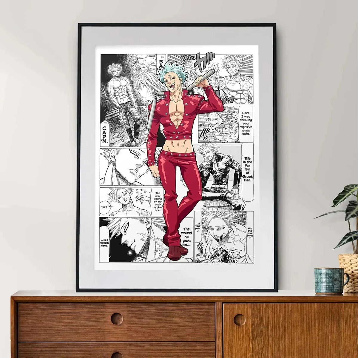 The Seven Deadly Sins Ban King Canvas Print