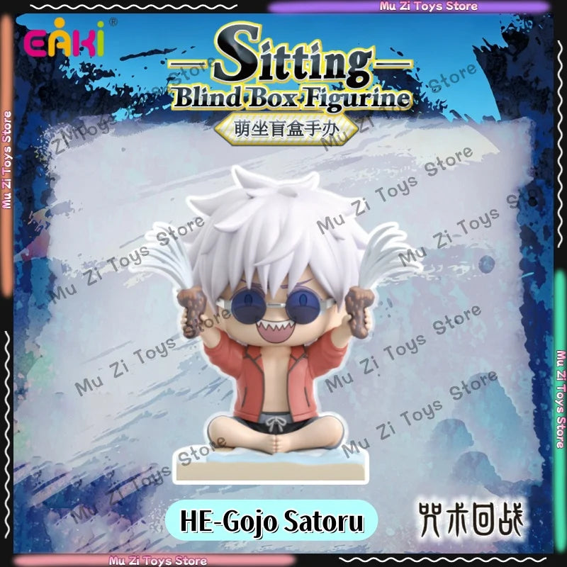 Genuine EAKI Jujutsu Kaisen Figurine Blind Box PVC Anime Action Figure Gojo Satoru Geto Suguru Fushiguro Toji Toy Gift
