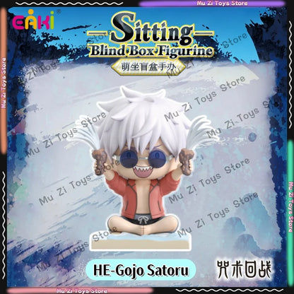 Genuine EAKI Jujutsu Kaisen Figurine Blind Box PVC Anime Action Figure Gojo Satoru Geto Suguru Fushiguro Toji Toy Gift