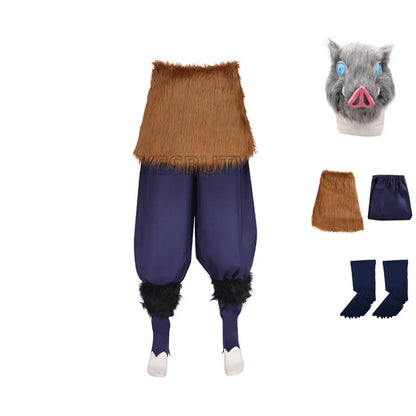 Demon Slayer Hashibira Inosuke Cosplay Costume