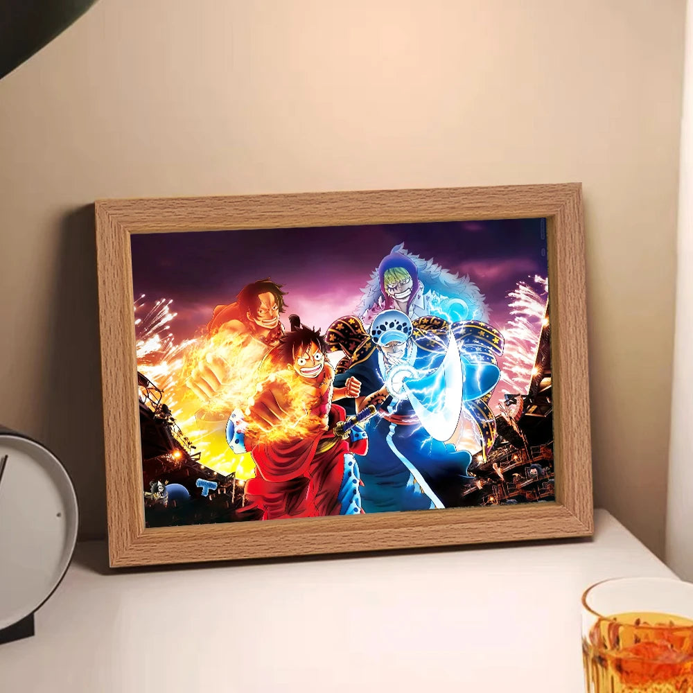 One Piece Luffy LED Frame