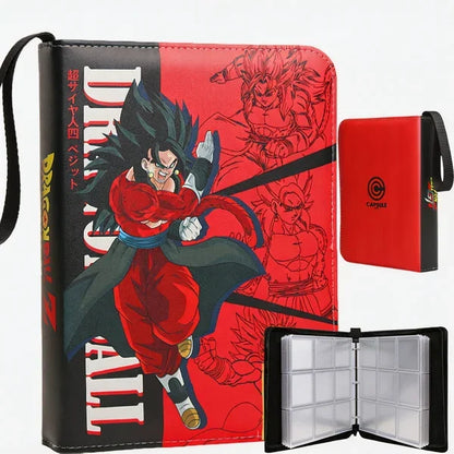 400pcs/900pcs Anime Dragon Ball Vegeta Folder Binder card Holder Game Cards Album Book Collection Cards Storage bag Kids Gifts
