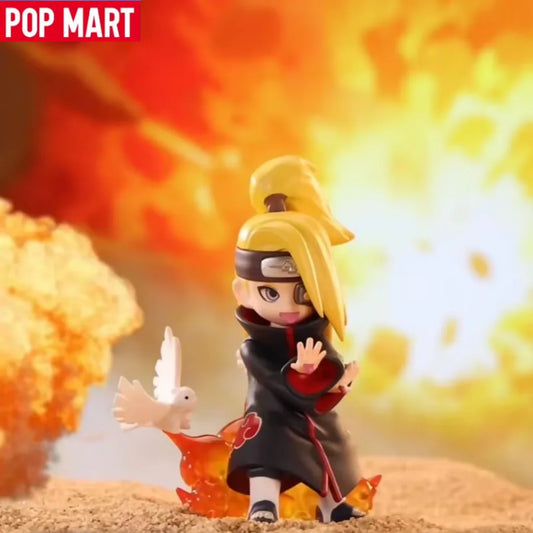 POP MART GONG Naruto Shippuden Akatsuki Arc Series Blind Box Guess Bag Original Toys Doll Cute gift Anime Figure Ornaments Gift