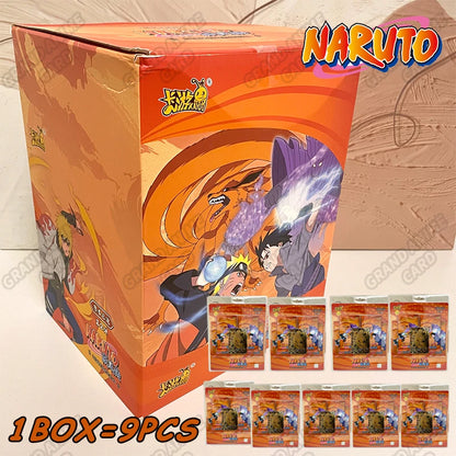KAYOU Genuine Naruto Cards T2W9 T4W8 Booster Box Anime TCG Rare SE BP CR MR Ninja World Fight Chapter Collection Kids Toy Gift