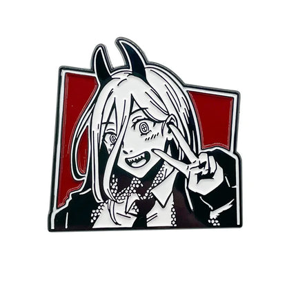 Anime Characters Heart Enamel Pin