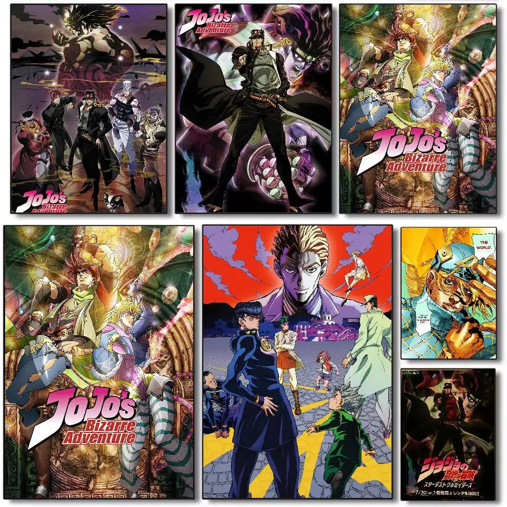 JoJo’s Bizarre Adventure Retro Canvas