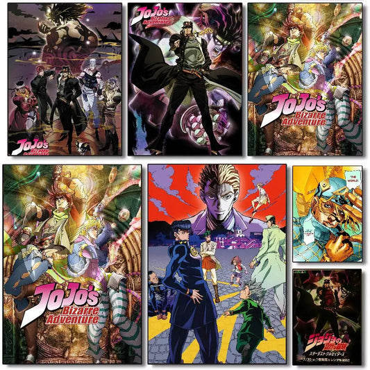 JoJo’s Bizarre Adventure Retro Canvas