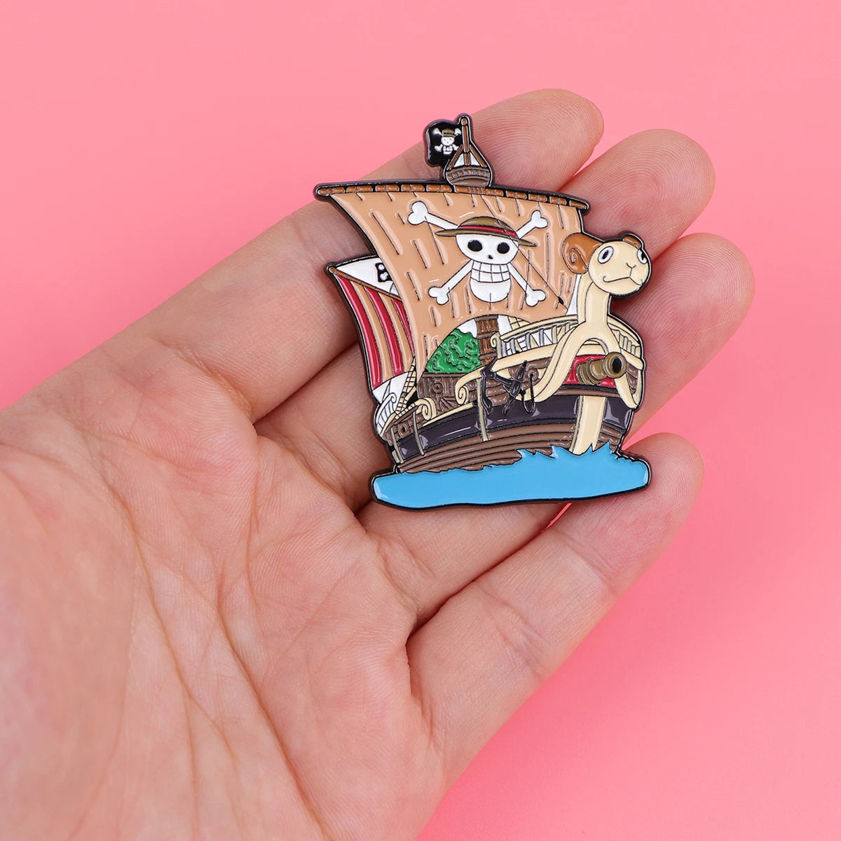 One Piece Thousand Sunny Enamel Pin