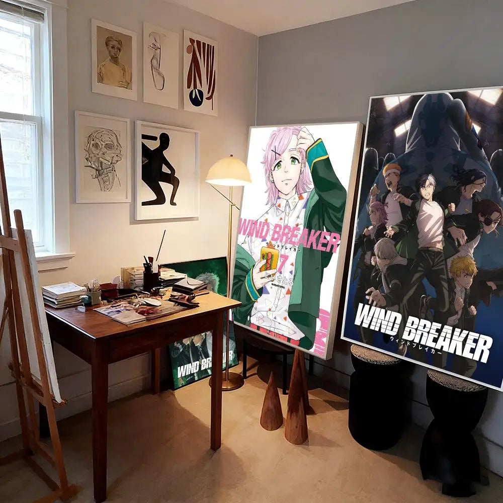Wind Breaker Poster Wall Sticker