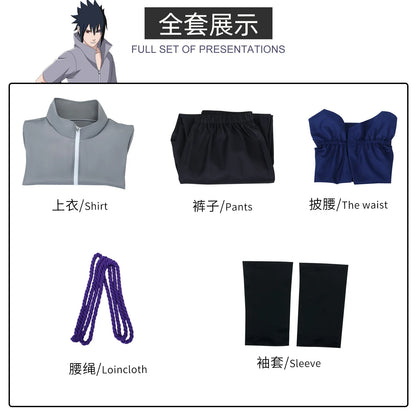 Naruto Uchiha Sasuke Cosplay Outfit