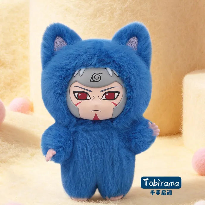 EAKi Naruto Kitten Land Series Plush Doll Blind Box V3 Cute Naruto Sasuke Anime Peripheral Figure Surprise Toys Collectible Gift