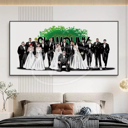Slam Dunk Cherry Blossom Wall Art
