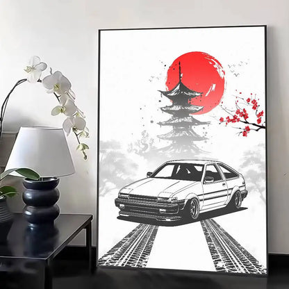 Initial D Poster Sticker