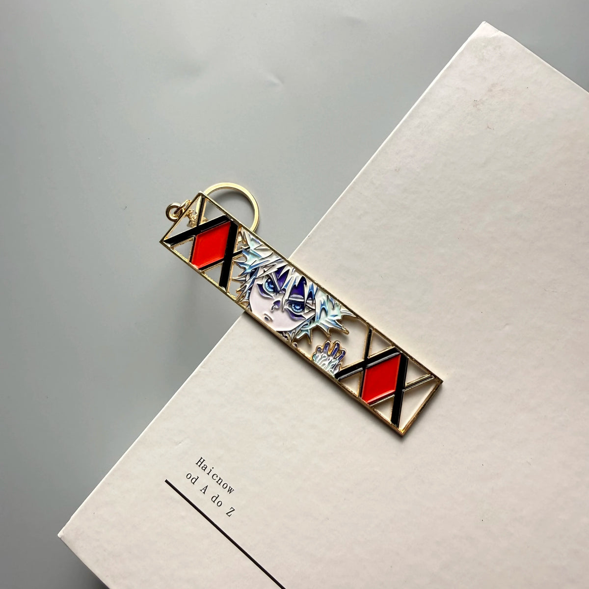Anime Jet Metal Keychain