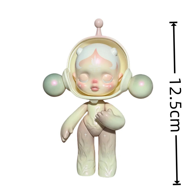 Pop Mart Skullpanda Bjd Nana Figures Baby Series Flower Blooming Figure  Pink Green SP Art Toy Limited Dolls Surprise Toy Gift