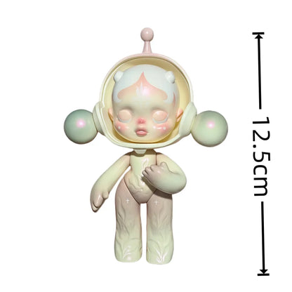 Pop Mart Skullpanda Bjd Nana Figures Baby Series Flower Blooming Figure  Pink Green SP Art Toy Limited Dolls Surprise Toy Gift