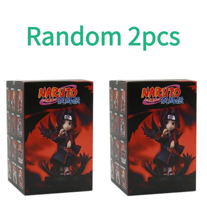Hot Bandai Naruto Shippuden Akatsuki Series Anime Figure Peripheral, Naruto Trendy Doll, Creative Desktop Orname Surprise Gifts