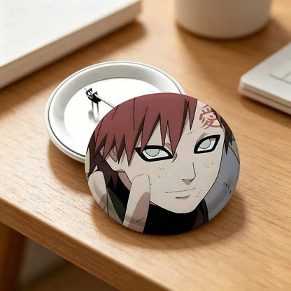 G-Gaara Badges Tinplate Soft Button Pin Brooch Metal Badge Custom Jewelry Accessories Hat Bag Lapel