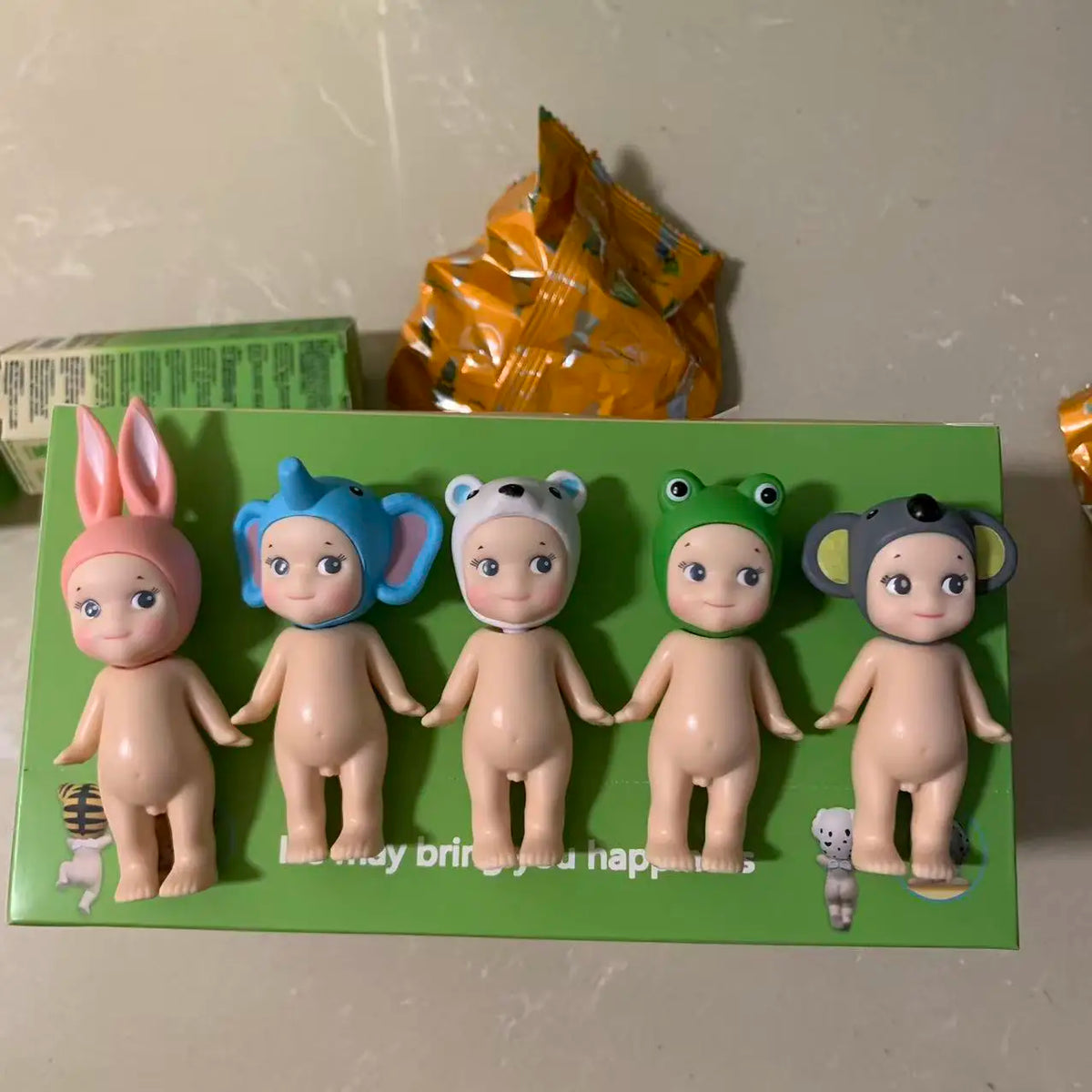 New Cute Angel Animal Blind Box Marine Animal Series Anime Figures Cute Animal Ver.1 Ver.2 Ver.3 Ver.4 Ornaments Dolls Gift