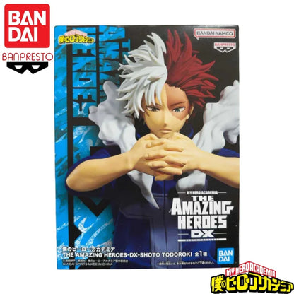 In Stock Original Bandai Banpresto My Hero Academia Todoroki Shoto Anime Characters Model Toy Birthday Present Garage